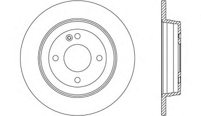 OPEN PARTS bda264010 -  Тормозной диск